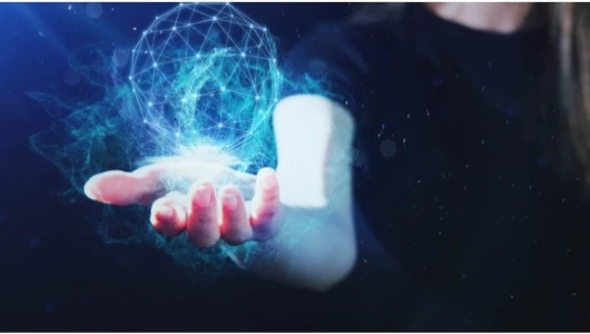 hand reached out
